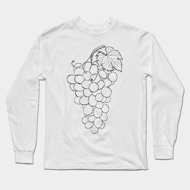 Grape Long Sleeve T-Shirt by Ammi